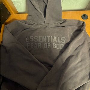 Essentials Fear of God Espresso Hoodie